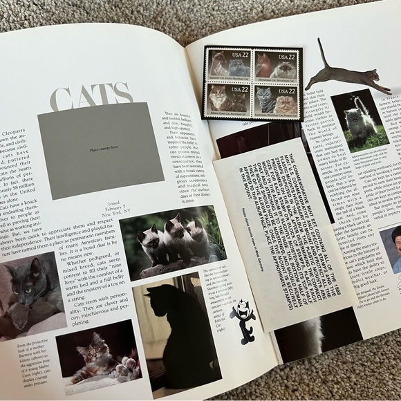 1988 US Postal Service Mint Set of Commemorative Stamps & Book - Picture 3 of 6